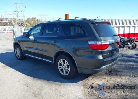 2011 Dodge Durango Crew z USA, uszkodzony, nr VIN 1D4RD4GG9BC708340